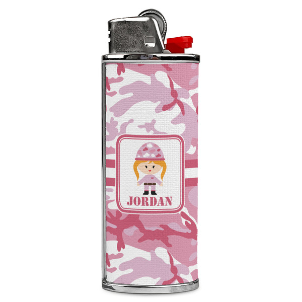 Custom Pink Camo Case for BIC Lighters (Personalized)