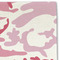 Pink Camo Linen Placemat - DETAIL