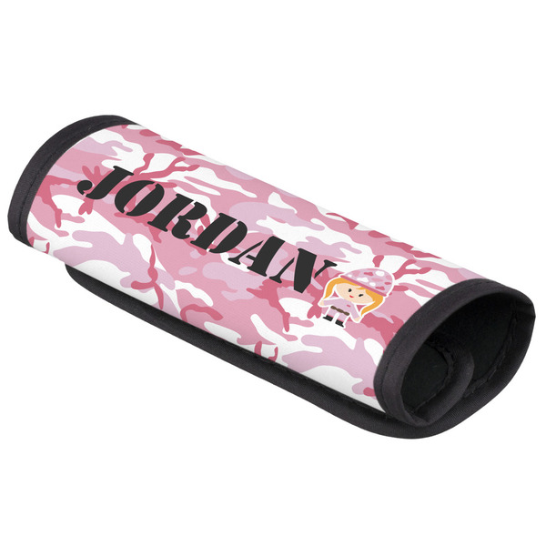 Custom Pink Camo Luggage Handle Cover (Personalized)