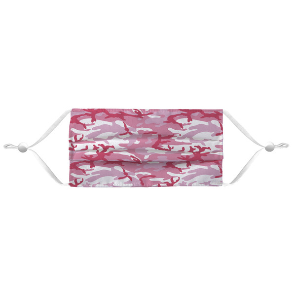 Pink Camo Mask - Pleated (new) APPROVAL