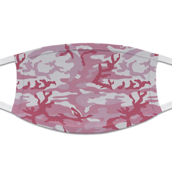 Custom Pink Camo Cloth Face Mask (T-Shirt Fabric)