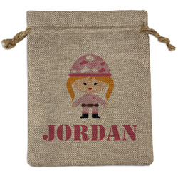 Pink Camo Burlap Gift Bag (Personalized)