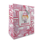 Pink Camo Medium Gift Bag (Personalized)