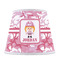 Pink Camo Poly Film Empire Lampshade - Front View