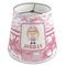 Pink Camo Poly Film Empire Lampshade - Angle View