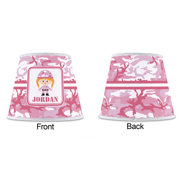 Pink Camo Poly Film Empire Lampshade - Approval