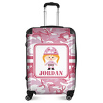 Pink Camo Suitcase - 24" Medium - Checked (Personalized)