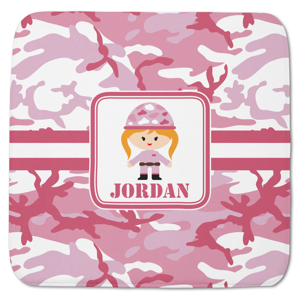 Custom Pink Camo Memory Foam Bath Mat - 48"x48" (Personalized)