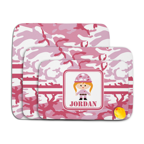 Pink Camo Memory Foam Bath Mat - MAIN PARENT