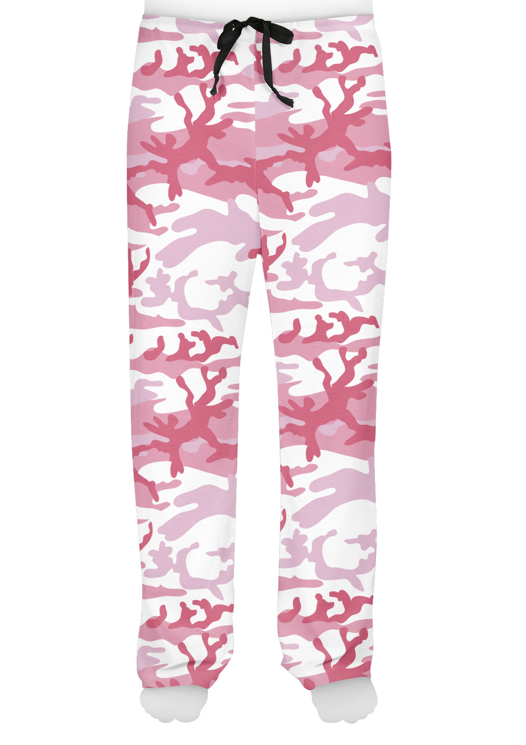 Custom Pink Camo Mens Pajama Pants (Personalized) | YouCustomizeIt