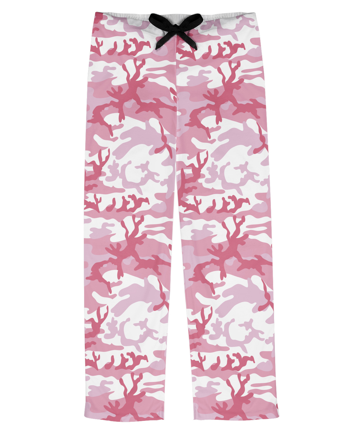 Custom Pink Camo Mens Pajama Pants