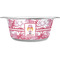 Pink Camo Stainless Steel Dog Bowl - Small (Personalized)