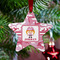Pink Camo Metal Star Ornament - Lifestyle