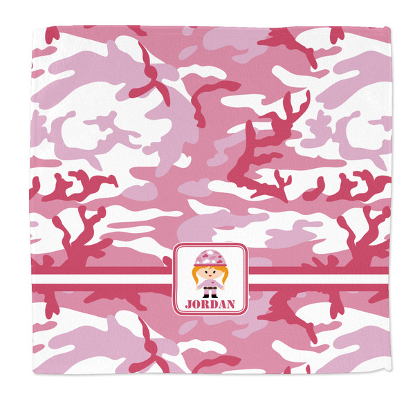 Custom Pink Camo Microfiber Dish Rag (Personalized)
