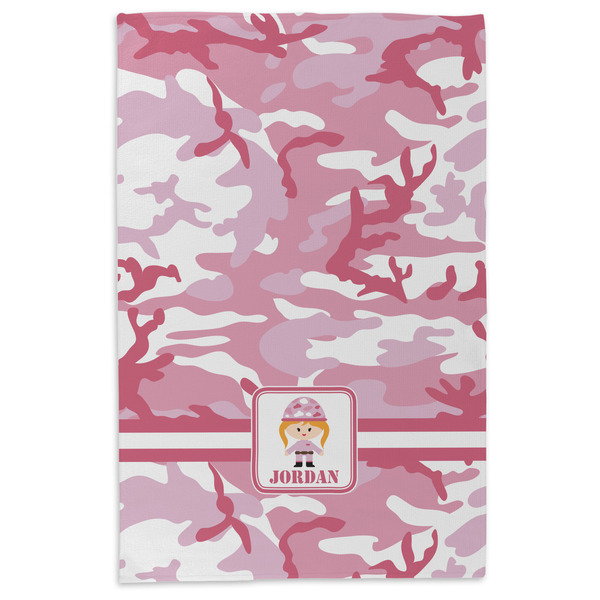 Pink Camo Microfiber Dish Towel - APPROVAL