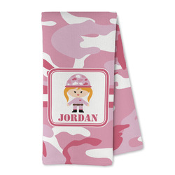 Pink Camo Kitchen Towel - Microfiber (Personalized)