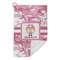 Pink Camo Microfiber Golf Towels Small - FRONT FOLDED