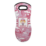 Pink Camo Neoprene Oven Mitt w/ Name or Text