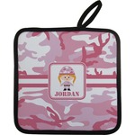Pink Camo Pot Holder w/ Name or Text