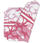 Pink Camo Dining Table Mat - Octagon (Double-Sided) w/ Name or Text