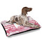 Pink Camo Outdoor Dog Beds - Large - IN CONTEXT