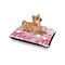 Pink Camo Outdoor Dog Beds - Small - IN CONTEXT