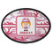 Pink Camo Oval Patch