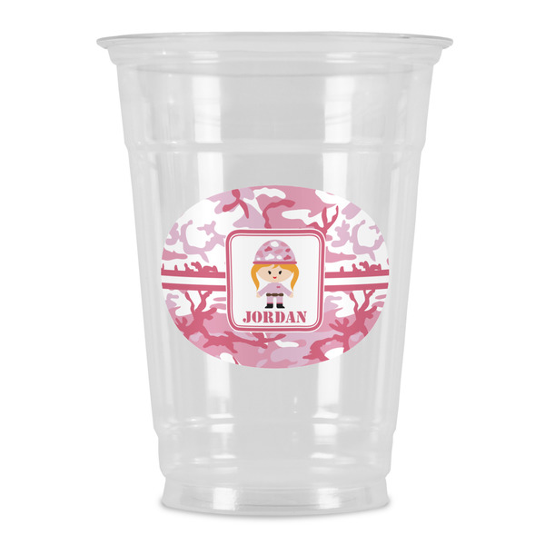 Custom Pink Camo Party Cups - 16oz (Personalized)