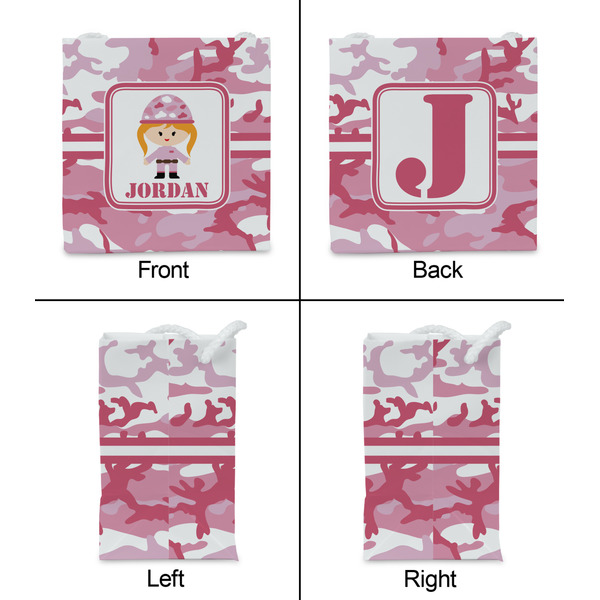 Pink Camo Party Favor Gift Bag - Gloss - Approval