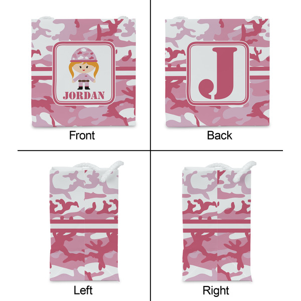 Pink Camo Party Favor Gift Bag - Matte - Approval