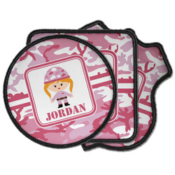 Pink Camo Iron on Patches (Personalized)
