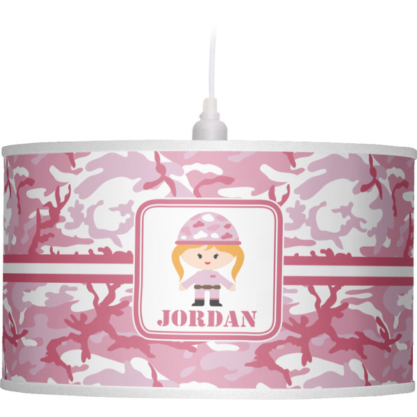 Pink Camo Pendant Lamp Shade