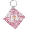 Pink Camo Personalized Diamond Key Chain