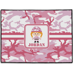 Pink Camo Door Mat (Personalized)