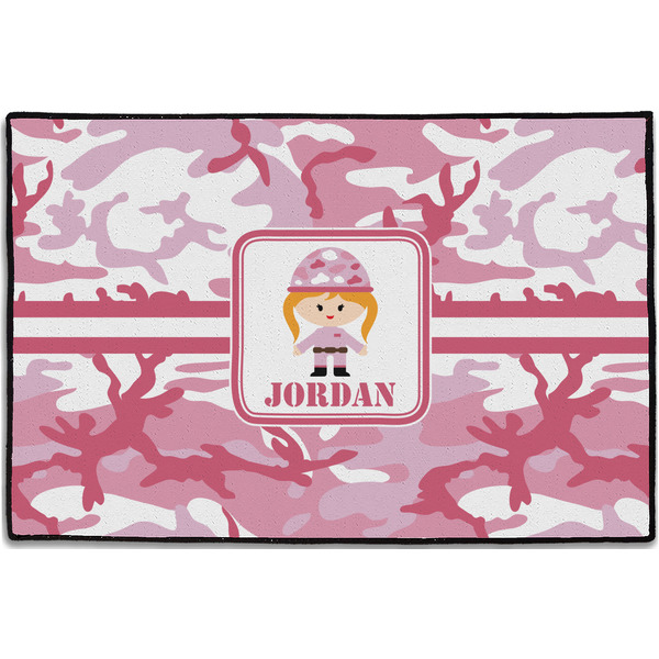 Pink Camo Personalized Door Mat - 36x24 (APPROVAL)