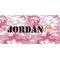 Pink Camo Front License Plate (Personalized)
