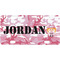 Pink Camo Personalized Novelty Mini License Plate