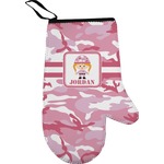 Pink Camo Right Oven Mitt (Personalized)