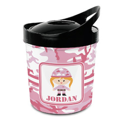 Pink Camo Plastic Ice Bucket (Personalized)