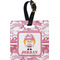 Pink Camo Personalized Square Luggage Tag