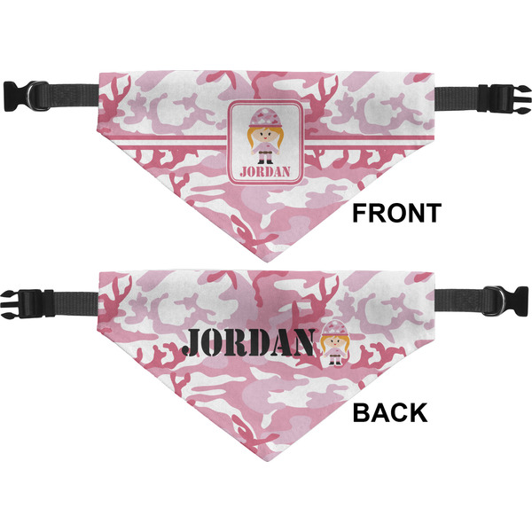 Pink Camo Pet Bandana Approval