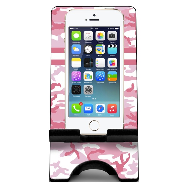 Pink Camo Phone Stand w/ Phone