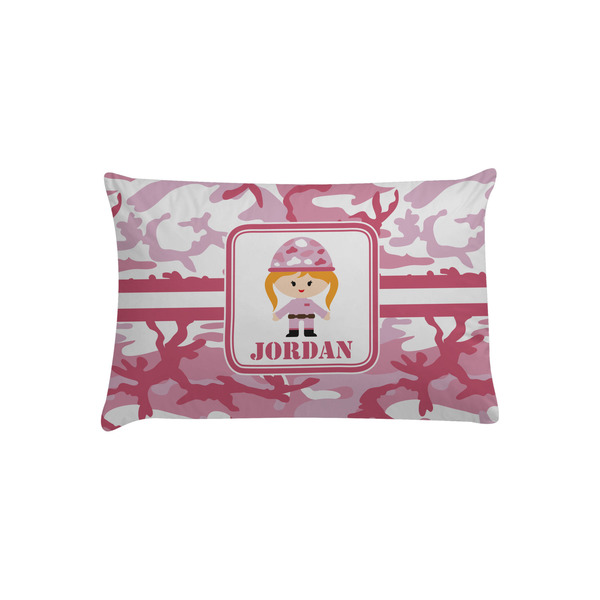 Custom Pink Camo Pillow Case - Toddler (Personalized)