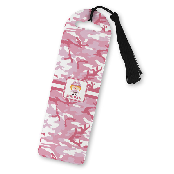 Custom Pink Camo Plastic Bookmark (Personalized)