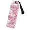 Pink Camo Plastic Bookmarks - Front