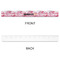 Pink Camo Plastic Ruler - 12" - APPROVAL