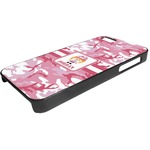 Pink Camo Plastic iPhone 5/5S Phone Case (Personalized)