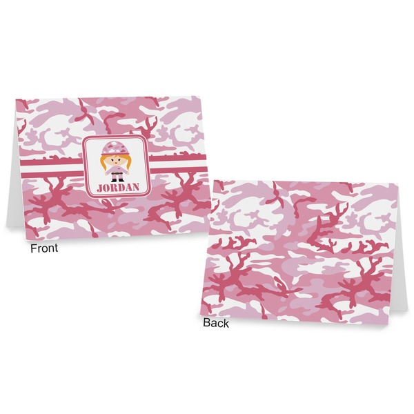 Pink Camo Postcard - Front and Back