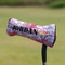 Pink Camo Putter Cover - On Putter