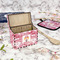 Pink Camo Recipe Box - Full Color - In Context